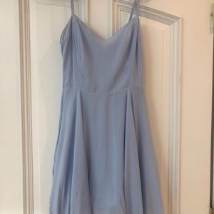 Baby Blue A-line Dress